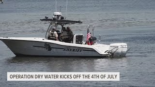 Michigan DNR implementing Operation Dry Water to keep waterways safe this holiday week [upl. by Asyle]