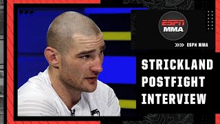 Sean Strickland ‘let the pressure’ get to him vs Jack Hermansson at UFCVegas47  UFC Post Show [upl. by Eng]