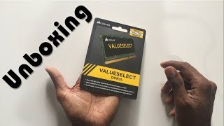 Unboxing Corsair valueselect 4gb ddr3 ram  How to insert ram in laptop [upl. by Aremahs]