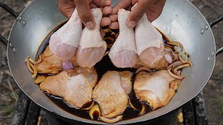 Best Chicken Adobo  Braised Chicken Leg Recipe  Juicy and Tender Chicken Recipes [upl. by Lieno]