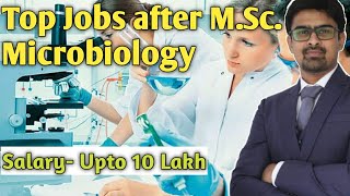 Top Jobs after MSc Microbiology  MSc Microbiology Jobs [upl. by Nimajneb]