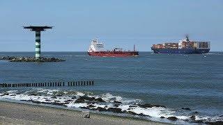 Scheepvaart in Rotterdam  Shipspotting  Hoek van Holland  Tweede Maasvlakte  Zeeschepen [upl. by Suoivatra365]