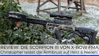 Crossbow Review Compoundarmbrust Scorpion III von XBOW FMA im Speed Test [upl. by Grove]