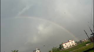 Rainbow seen over Khaprail Siliguri [upl. by Allin]