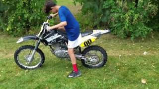 2007 Suzuki Drz125 startup [upl. by Sallyann]