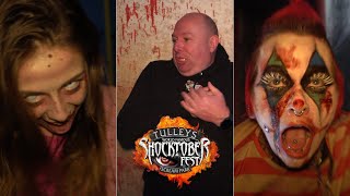 INSIDE Tulleys Farm Shocktober Fest SCARE MAZES  Chainsaws Clowns amp MORE [upl. by Muiram]