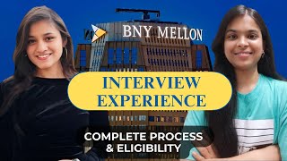 BNY Mellon Interview Experience  How to crack BNY Mellon Internship [upl. by Adnamas]