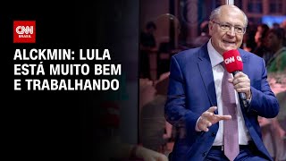 Alckmin Lula está muito bem e trabalhando  CNN Prime Time [upl. by Lleret]