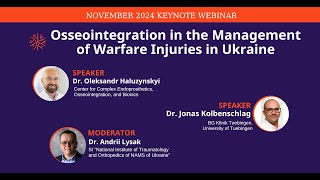 Osseointegration in the Management of Warfare Injuries in Ukraine [upl. by Kawai]