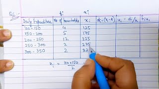 Table show daily expenditure on food of 25 household in localityfind mean daily expenditure on food [upl. by Voleta]