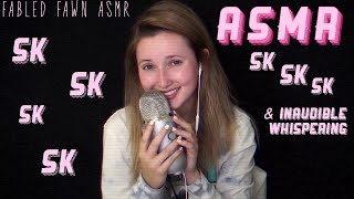 ASMR  The BEST of Inaudible Whispering amp SKSKSK’s [upl. by Joost]