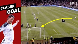 quotIts Like He Called His Shotquot—David Beckhams Impossible Angle Free Kick [upl. by Nialb]