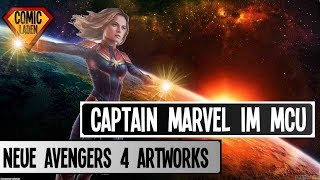 CAPTAIN MARVEL in AVENGERS 4 – neue PromoArt  Neue Bilder zu RONIN und PROFESSOR HULK onsXreen [upl. by Dukey]