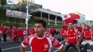 Tongan supporters haka [upl. by Yttak798]