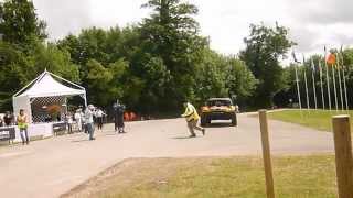 Jesse James Trophy Truck Doughnut Goodwood Festival of Speed 2012 [upl. by Mosra]