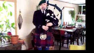 Bagpiper Citrus Springs Fl Ring of Fire bagpipes [upl. by Trebloc741]