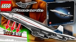 NEW Lego Concorde Official Images 2023 Overpriced [upl. by Ihcekn]