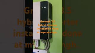 Growatt 35 hybrid inverter [upl. by Lrac234]