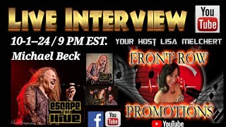 ESCAPE THE HIVE quotinterviewquot 10124  9 PM EST on FRONT ROW PROMOTIONS YOUTUBE LIVE WITH LISA [upl. by Bernie656]