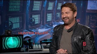 Gerard Butler Interview  Hunter Killer [upl. by Nohsyar384]