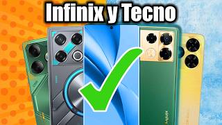 Los 5 MEJORES CELULARES INFINIX y TECNO para COMPRAR en 2024 [upl. by Airebma]