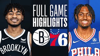 NETS at 76ERS  FULL GAME HIGHLIGHTS  February 3 2024 [upl. by Gamali]