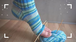 Noch einfacher Socken Spitzen stricken wie Oma  Bandspitze 20 [upl. by Mather]