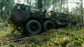 HG P801 RC Oshkosh 8x8 HEMTT  Durch den Wald 🔥💯🔥 [upl. by Gould]