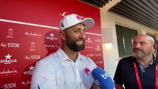 Jon Rahm Friday Day 2 Estrella Damm Andalucía Masters [upl. by Ashla]