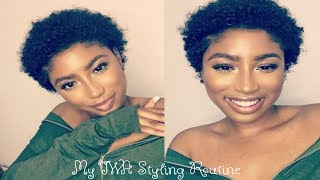 How I Style My TWA Natural Hair [upl. by Jacquenetta684]