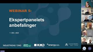 Webinar Ekspertpanelets anbefalinger for data spaces i energisektoren [upl. by Loss511]