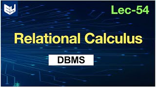 Relational calculus in dbms  Bhanu Priya [upl. by Presber515]