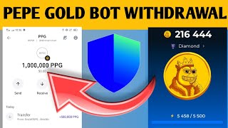 PEPE Gold Telegram Bot Withdraw in Trust Wallet  How to Withdraw PEPE GOLD in Trust wallet 2024 [upl. by Chaffee]