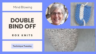 Double Parallel Bind Off Join  Tech Tues [upl. by Fay529]