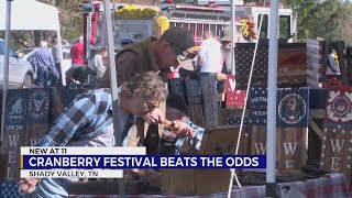 Annual Cranberry Festival offers momentary break from flood recovery [upl. by Deland]