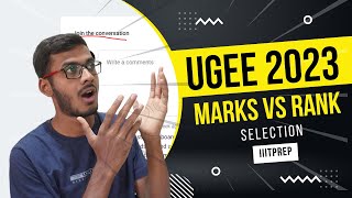 UGEE 2023 Marks Vs Rank  IIIT Hyderabad  IIITprep SUPR  REAP  SPEC [upl. by Elesig]