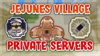 CODES Jejunes Village Private Server Codes  Jejunes Village Private Servers  Shindo Life Roblox [upl. by Ibur]