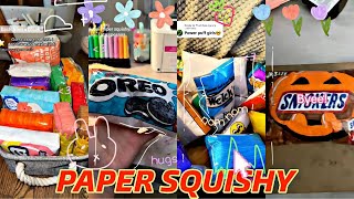 🌸PAPER SQUISHY  🌼 BEST COMPILATION 2024🌷 92 papersquishy [upl. by Nylzor]