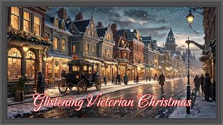 Glistening Victorian Christmas  screensaver  framed christmas tv art [upl. by Alhak]