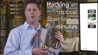 In the Lab Hacking a Fiber Optic Line in Minutes [upl. by Verge623]