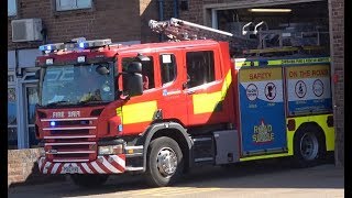 600th VideoCheshire Fire amp Rescue Service  Ellesmere Port Second Appliance  Turnout [upl. by Dyana]