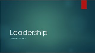 Group Dynamics What makes someone a great leader [upl. by Atilehs]