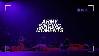 BTS  ARMY singing moments pt 10 [upl. by Macomber]