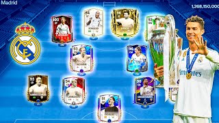 Real Madrid Best Ever Legends squad builder Ronaldo R9 Ramos Fc Mobile [upl. by Idalla412]