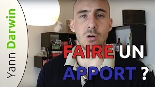 Fautil mettre un APPORT pour un investissement IMMOBILIER LOCATIF RENTABLE [upl. by Modestine144]