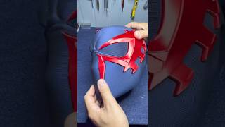 3D printing amp assembling Spiderman 2099 Helmet Raw filaments No paint needed Its ready to wear [upl. by Acinna239]