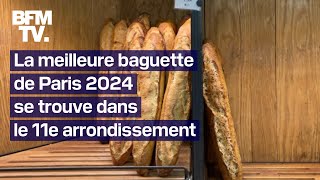 Le prix de la meilleure baguette de Paris décerné à Utopie une boulangerie du 11e arrondissement [upl. by Iatnahs]