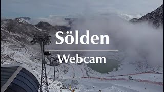 Webcam Sölden Auftakt SkiWeltcup 202324 [upl. by Brockie]