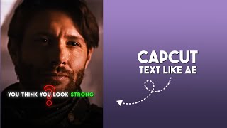 fade in fade out text animation  capcut tutorial [upl. by Markowitz]