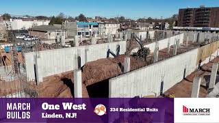 One West  Linden NJ Apartments Construction Update November 2024 [upl. by Zoubek610]